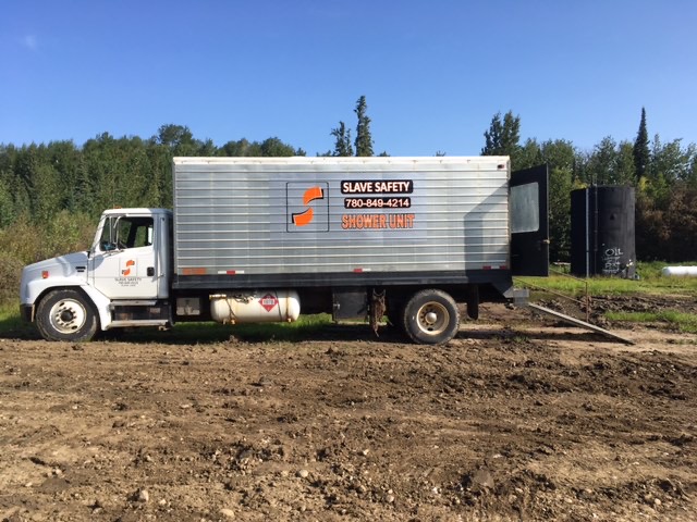 Shower Truck Rental in Slave Lake